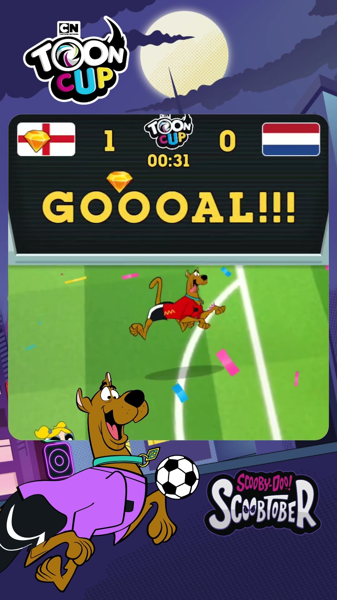 Scooby-Doo Joins the Toon Cup Team ⚽ #ScoobyDoo #Scoobtober #CartoonNetwork #Shorts