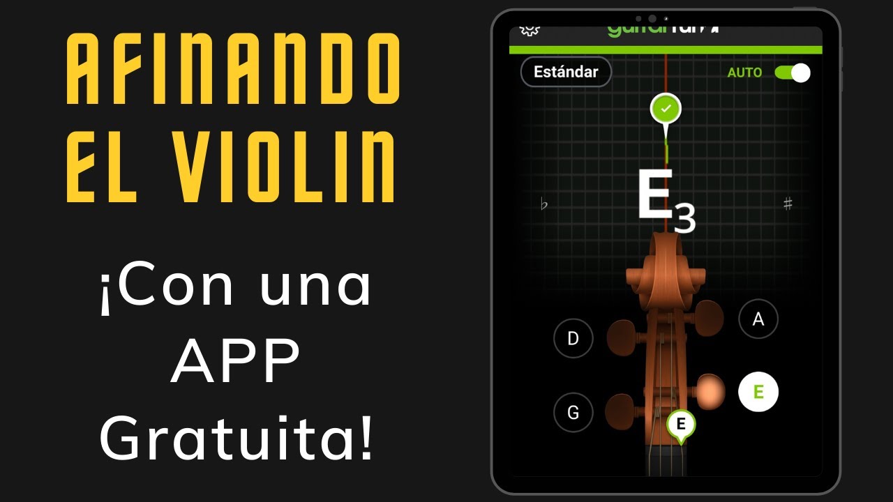 Afinando el Violin una App GRATUITA - Tutorial Violin para - YouTube