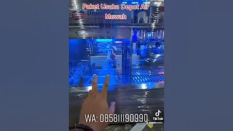 Paket Usaha Depot Air Minum Isi Ulang Modern Bio #depotairminum