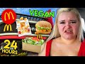 I ate ONLY MCDONALDS food for 24 HOURS! *as a VEGAN* AD
