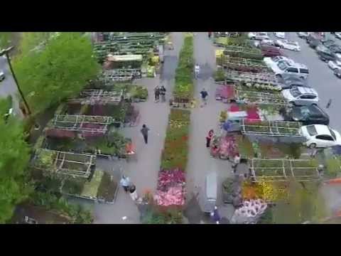 Aerial view of Aspen Hill Home Depot in spring! - YouTube