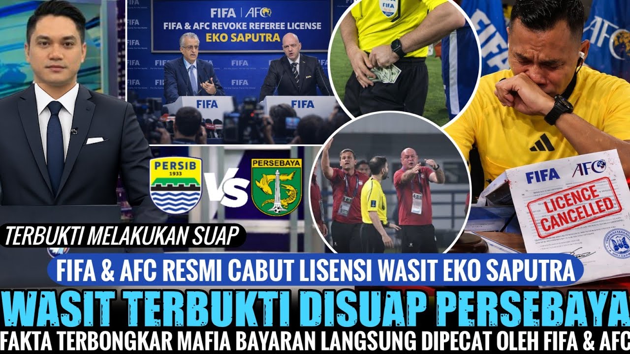 CABUT LISENSI EKO SAPUTRA‼️AFC & FIFA MURKA AMBIL LANGKAH TEGAS MAFIA RESMI DIBASMI‼️