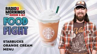 We Tried the New Starbucks Orange Cream Menu! | Food Fight