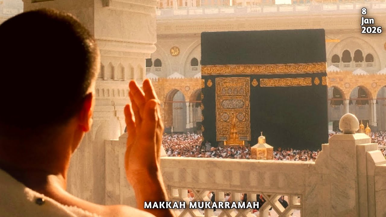 Makkah Visiting Kaaba Haram Sharif Today | 8 January 2026| Kaaba Live🔴| Beautiful View Masjid haram