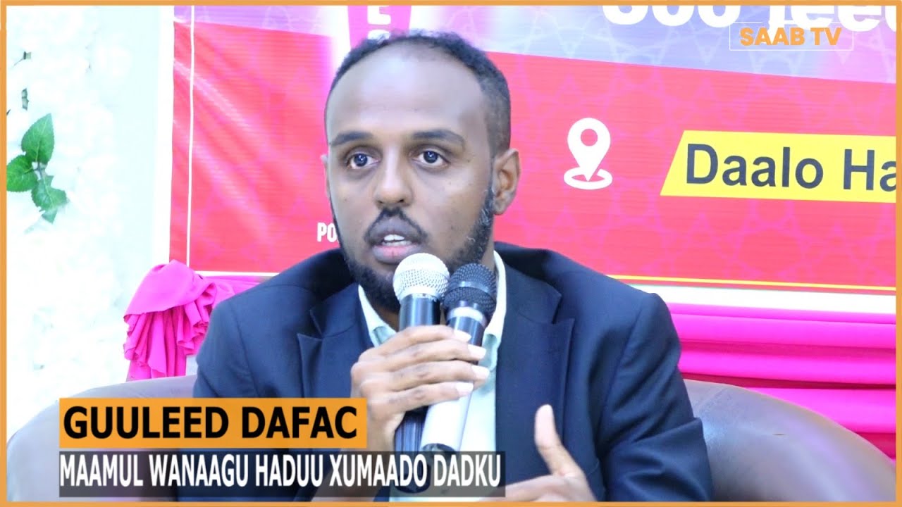 “ Maamul Wanaagu haduu Xumaado Dadku Waxay Marksta Raadinayaan .....“ Garyaqaan Dafac.