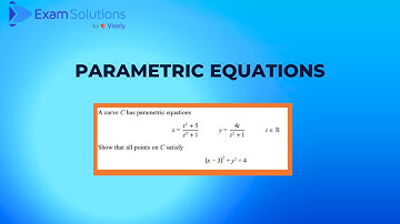 A level Edexcel November 2021 Paper 1 Q13 - Parametric equations | ExamSolutions