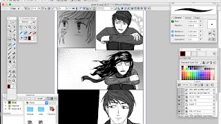 Simple Manga Page (Manga Studio 4 EX)