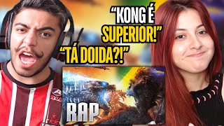 REACT Rap do Godzilla vs Kong - NÃO ME CURVO PRA NINGUÉM | PAPYRUS DA BATATA