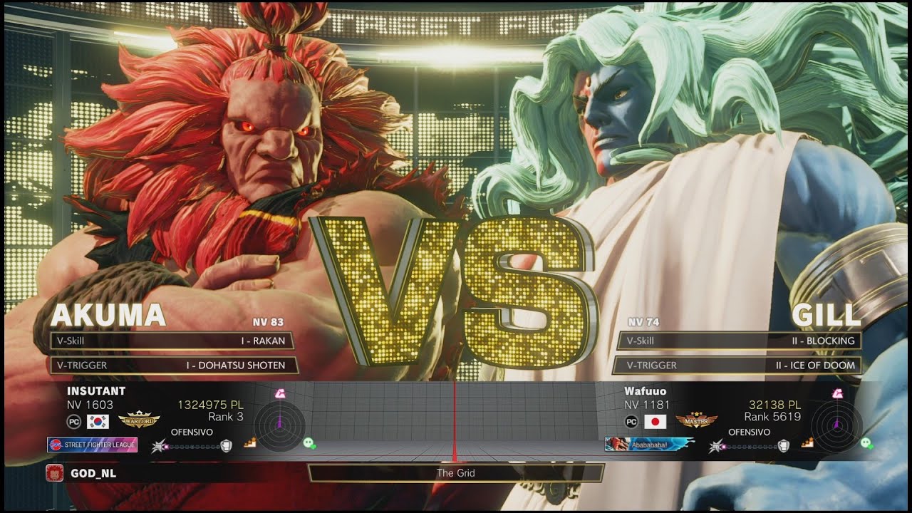 SFV Champion Edition 🔥 INSUTANT (AKUMA) Vs Wafuuo (GILL) 🔥 Online Match's 01-29-2023