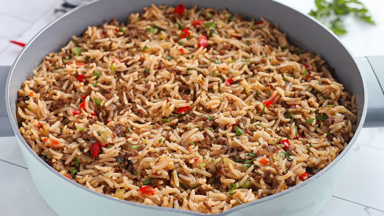 Easy DIRTY RICE Recipe.