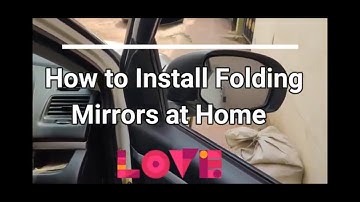 How to Auto Install Folding Mirrors  in Maruti Swift in Hindi