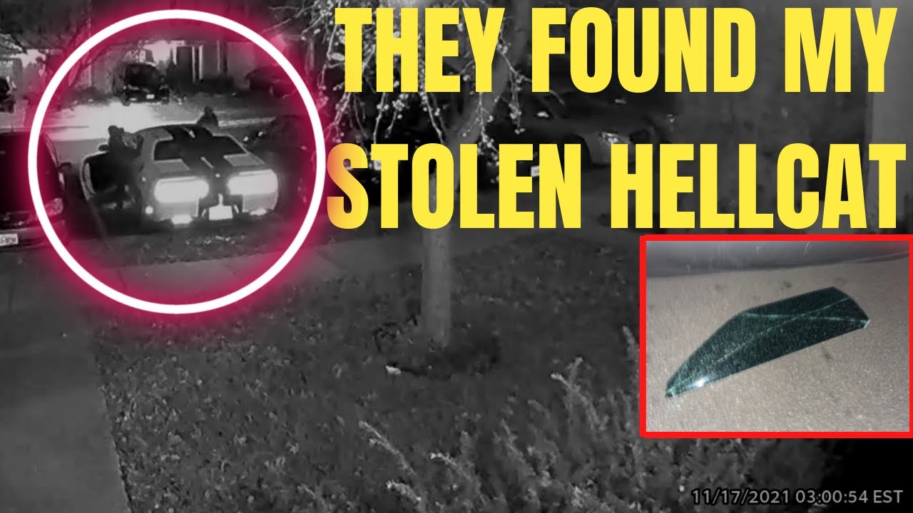 THEY FOUND MY STOLEN HELLCAT IN ANOTHER STATE - POLICE CHASE - YouTube