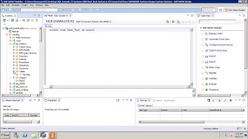 SAP HANA - Creating a Database View
