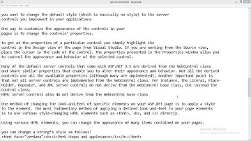 34 lecture Server Controls in  ASP.NET part 1