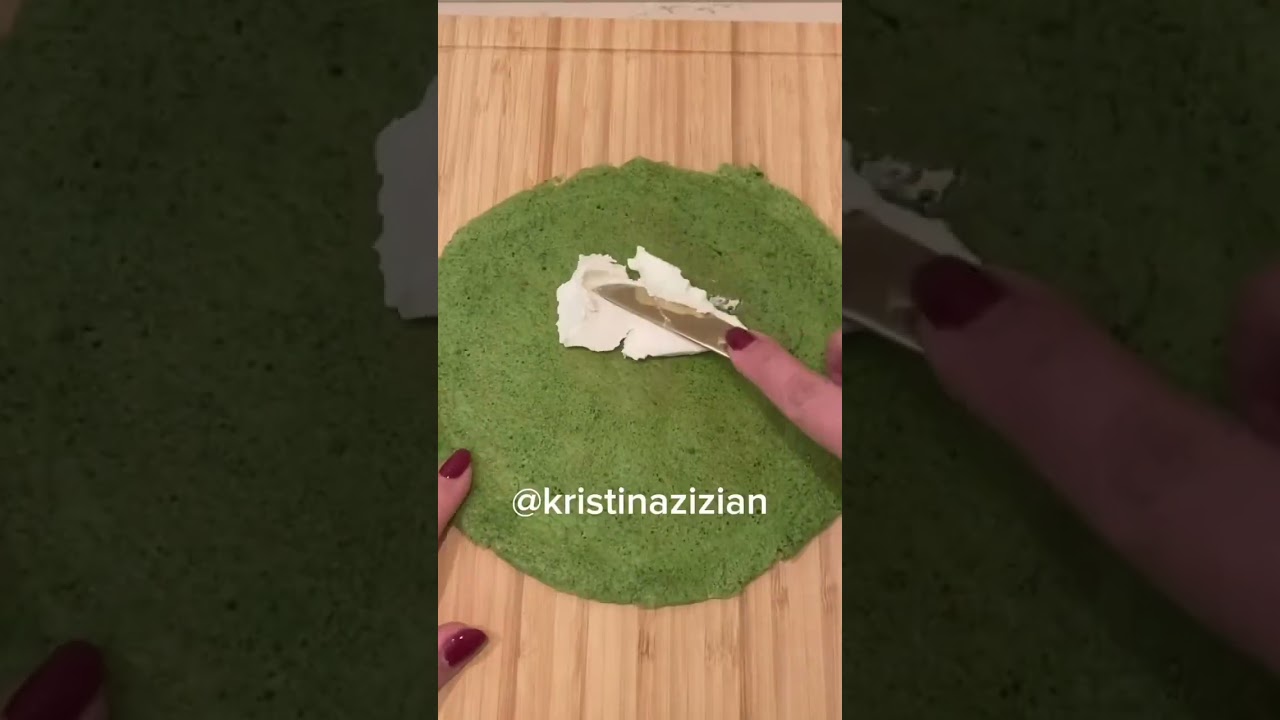 Приготовим яркие вкусные и полезные шпинатные БЛИНЫ с начинкой! Отличные ПП рулетики быстро просто👌😋