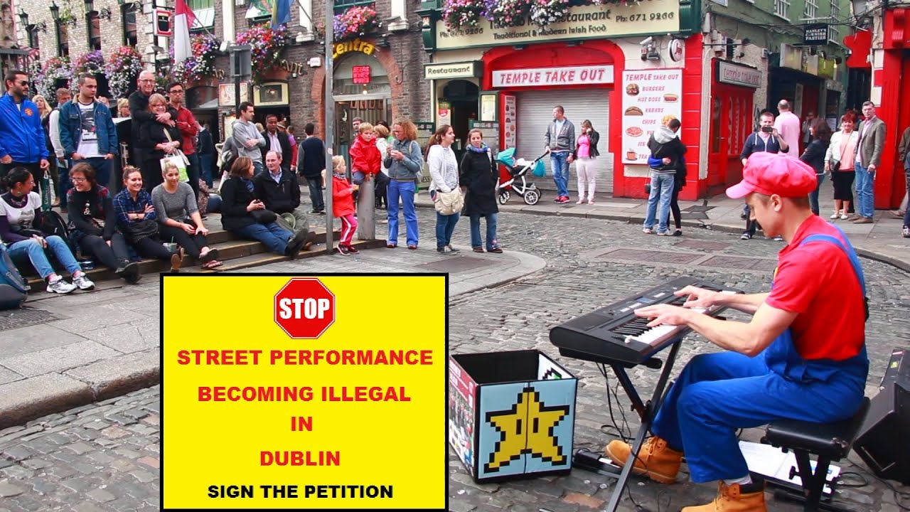 MARIO STOPPING STREET PERFORMANCE BECOMING ILLEGAL!