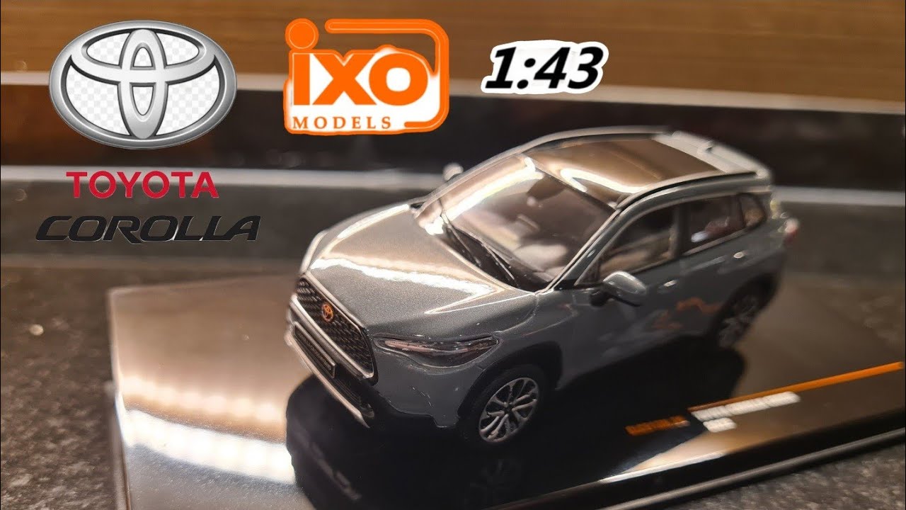 ixo 1/43 toyota corolla cross 2022 diecast model car - YouTube