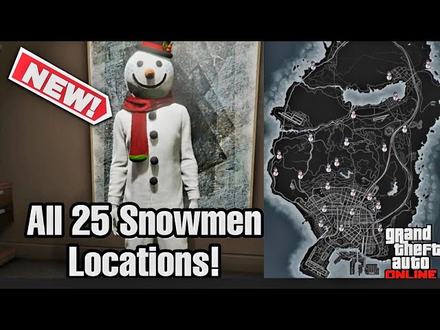 Where to find all the Snowmen in GTA Online: How to unlock The