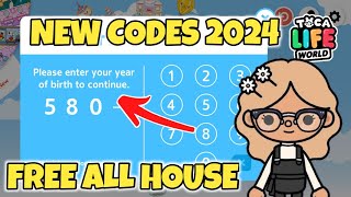 Unlock All House 2024 ⚠️ Toca Life World  Free Code 2024 - Toca Boca with Proof
