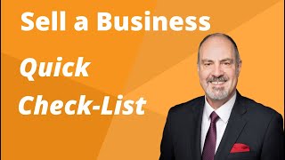 How to Prepare a Business For Sale Checklist.  How to Sell a Business