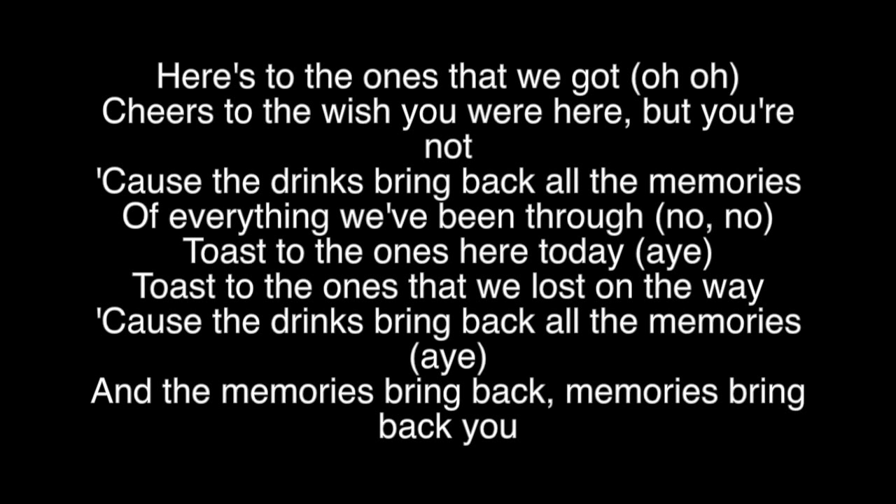 lyrics of memories by maroon 5