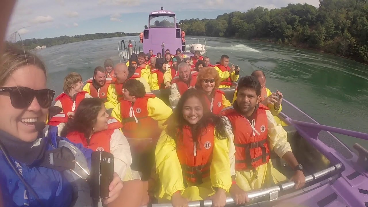 Whirlpool Jet boat Tour family Adventures Sep 2017! The most important thing to do in niagara falls