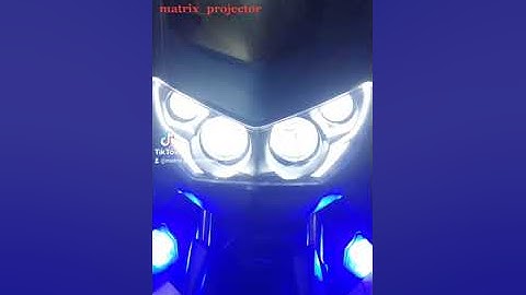 CUSTOM HEADLAMP ALL NEW NMAX QUAD PROJECTOR BILED