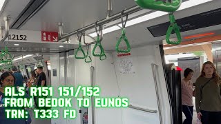 first 1xx R151 In Revenue Service Als R151 151152 From Bedok To Eunos