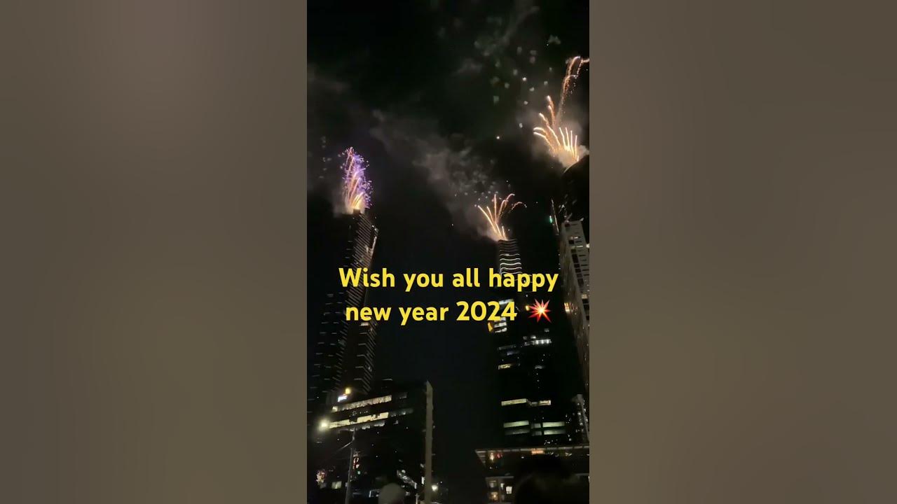New Year Eve Melbourne 2024 fireworks sydney new shortvideo 