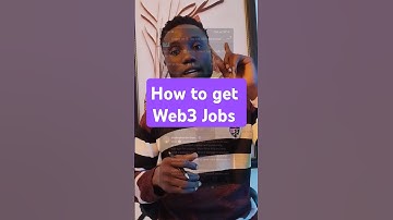 how to get web3 jobs #crypto #web3jobs #web3 #cryptocurrency
