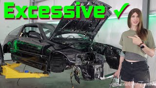 видео: Снятие всех последних гаек и болтов // Восстановление CRX Si картинка: Снятие всех последних гаек и болтов // Восстановление CRX Si