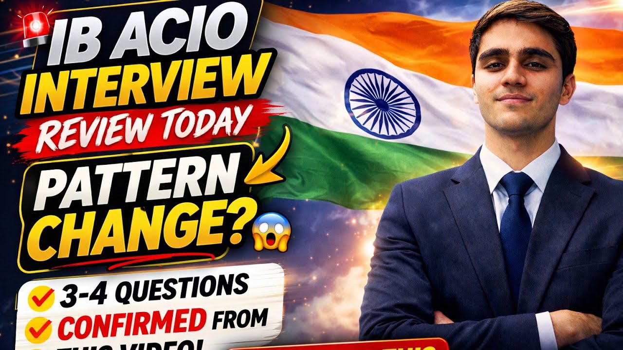 IB ACIO Interview Review Today 😱 Pattern Change? | 3-4 Questions ...