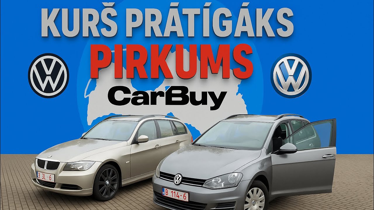 KURŠ PRĀTĪGĀKS PIRKUMS? VECĀKS BMW VAI JAUNĀKS VOLKSWAGEN.