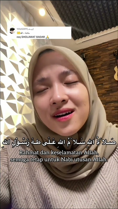 Sholawat Badar🤎 #nissasabyan #sabyan #sholawat #sholawatbadar
