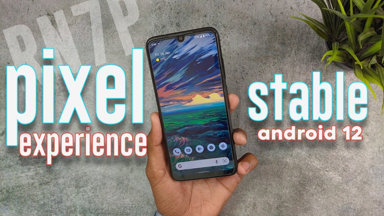 Stable Pixel Experience Android 12 UPDATE For Redmi Note 7 Pro - Wait ...
