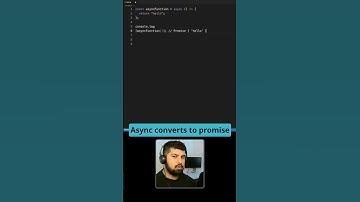 Async Keyword Converts To A Promise
