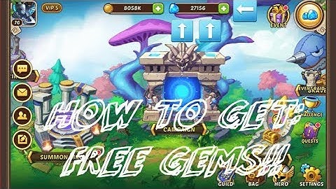 Idle heroes - How to get FREE GEMS!! (WORKS! 100%)
