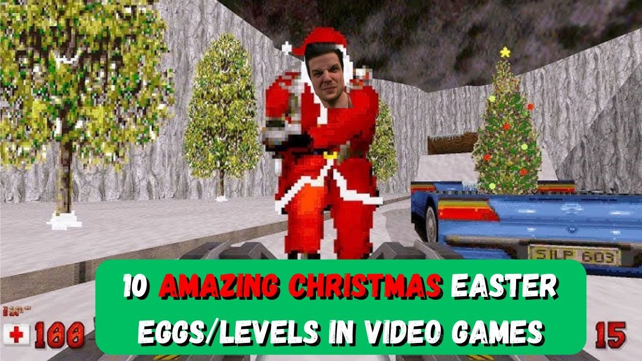 10 удивительных рождественских пасхалок и уровней в видеоиграх!