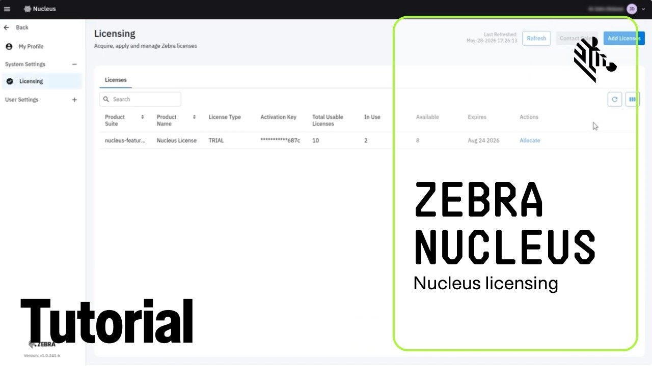 Nucleus Licensing | Zebra