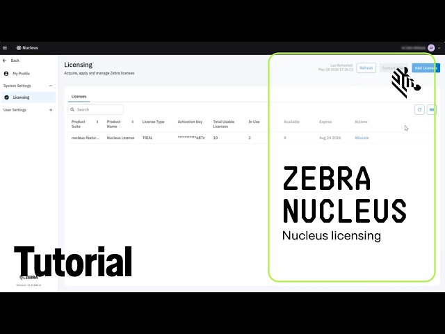 Nucleus Licensing | Zebra