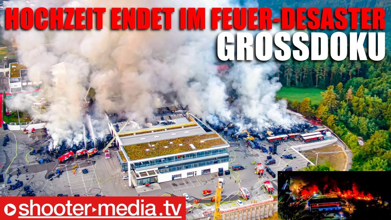🔥🔥  Großdoku: Hochzeit (Firmenchef) endet im Feuer-Desaster  🔥🔥  Nach Feuerwerk brennt die Firma  🚒
