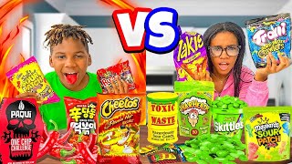 SOUR VS SPICY CHALLENGE 🌶️