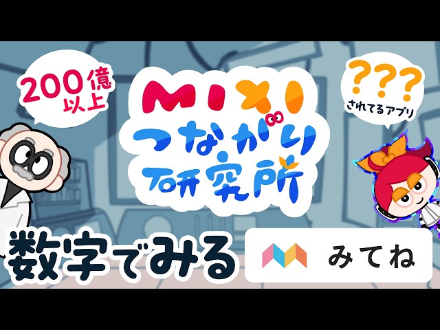 Kuni【プロフィールみてね】 MIXIつながり研究所】数字でみる 家族アルバム みてね - YouTube