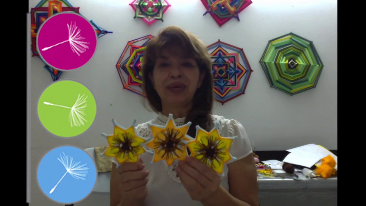 Mandala mini girasol