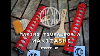 MAKING TSUKA FOR A WAKIZASHI - PART2