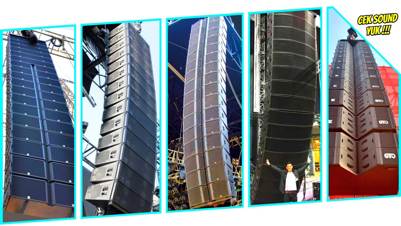 TEMBUS 100 KG PER BOX ‼️ Inilah 20 Line Array Speaker Terbesar & Terberat Di Dunia