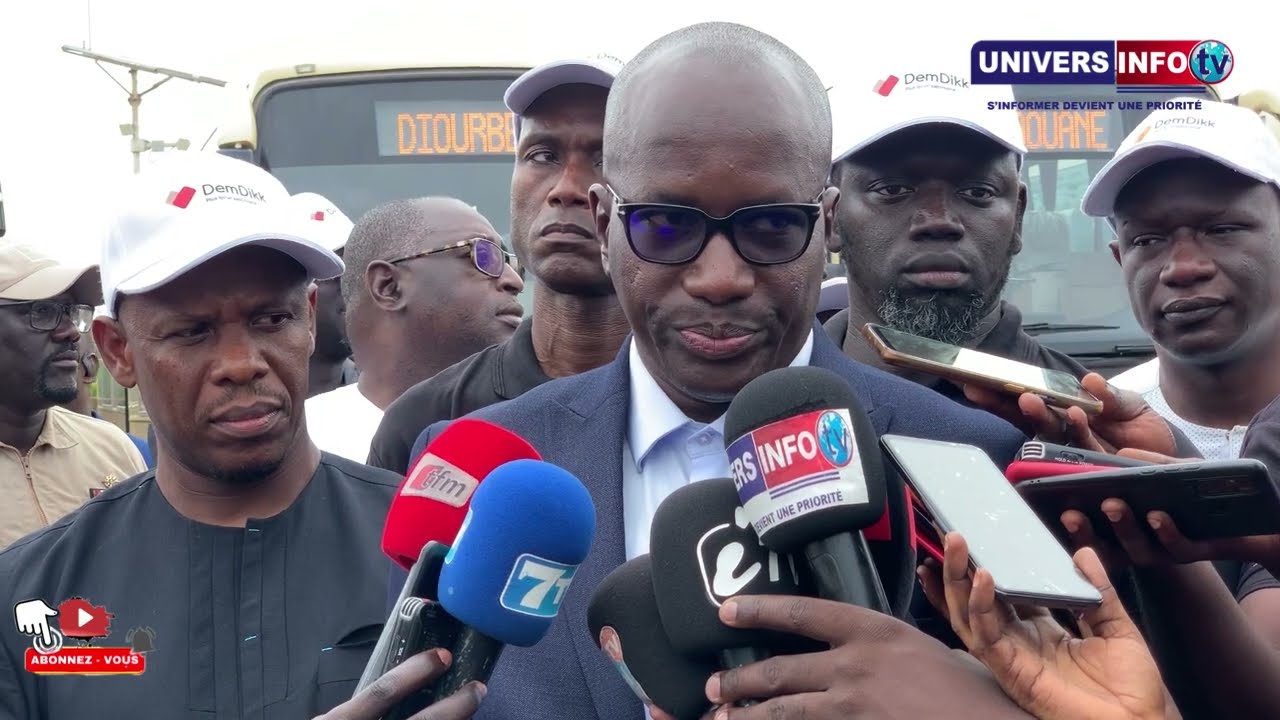 Réception de 33 nouveaux bus DDD par le président de la république pour le transport urbain