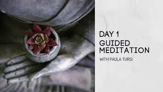 Day 1 Guided Meditation (w/Paula Tursi) by Paula Tursi Life Design Online 674 views 5 years ago 5 minutes, 12 seconds