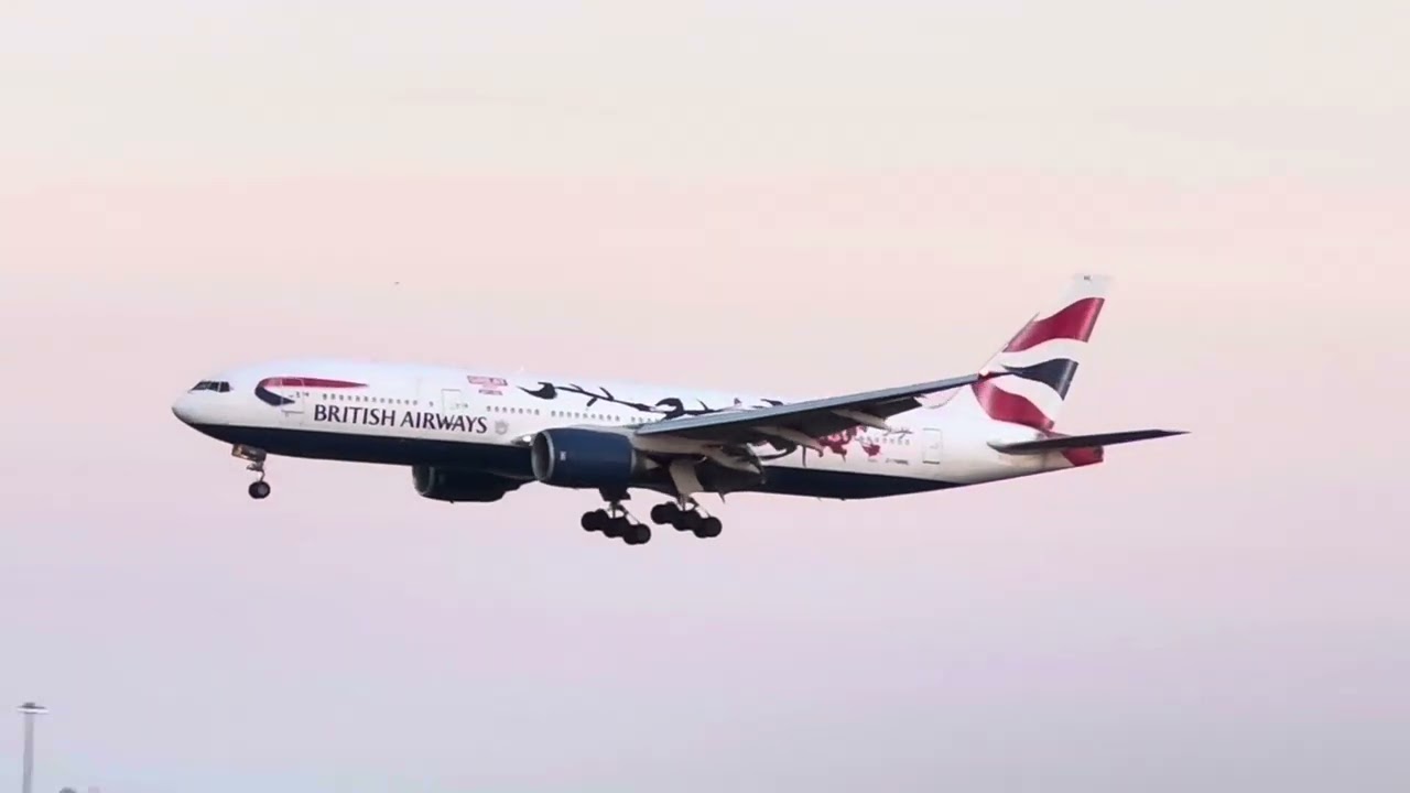 British Airways Great Festival Livery BA99 REG. G-YMML LHR London - YYZ Toronto Pearson Airport. 