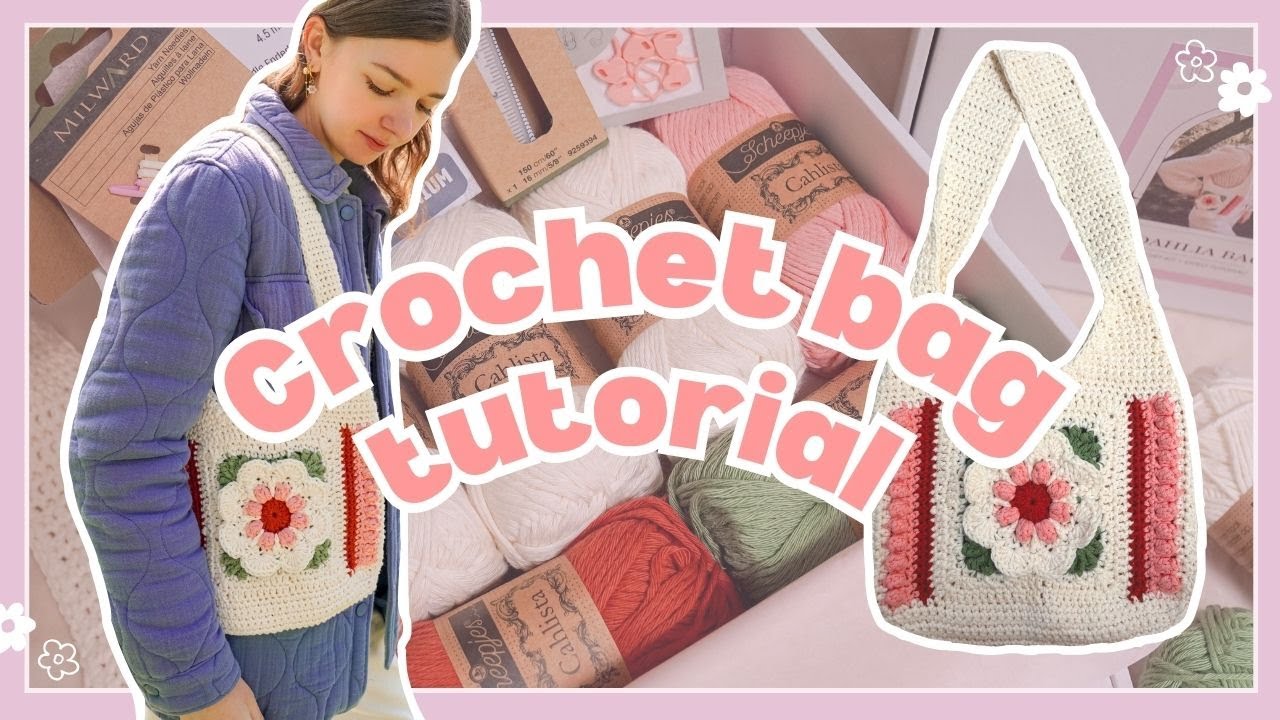 Crochet Flower Bag Tutorial | Pattern & Kits 💞🧶 | DIY